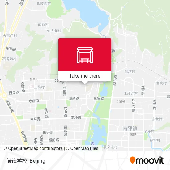 前锋学校 map