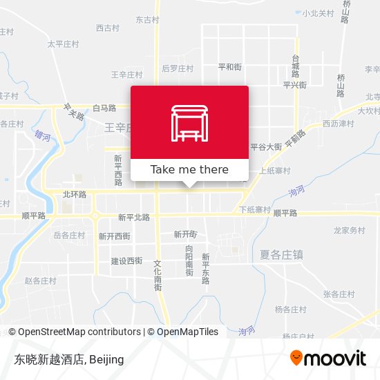 东晓新越酒店 map