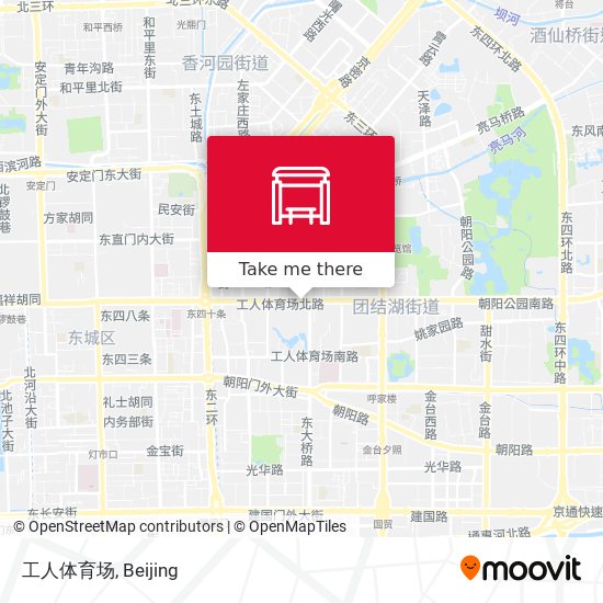 工人体育场 map