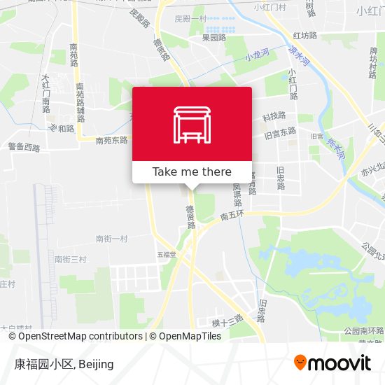 康福园小区 map