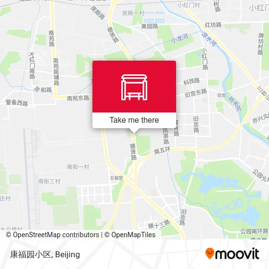 康福园小区 map