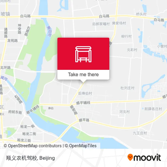 顺义农机驾校 map