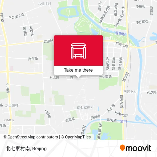 北七家村南 map