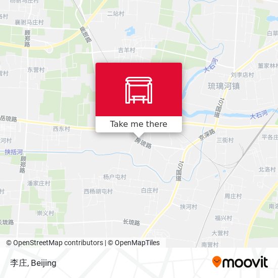 李庄 map