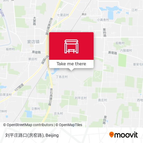 刘平庄路口(房窑路) map