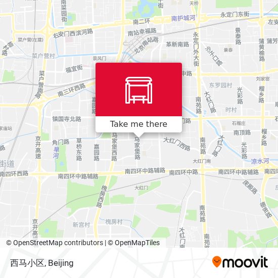 西马小区 map