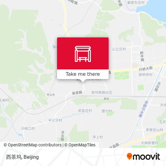 西茶坞 map