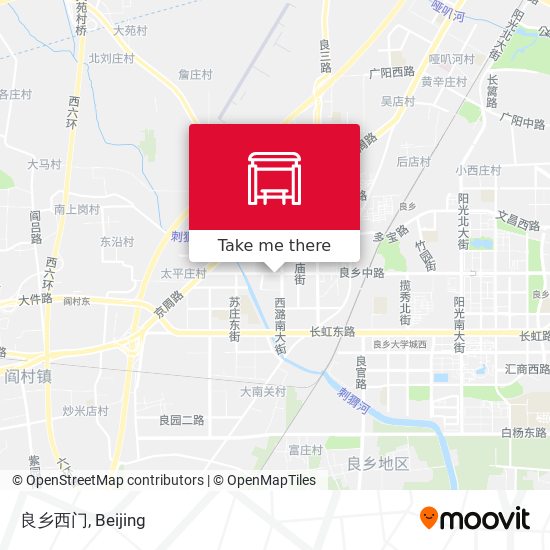 良乡西门 map