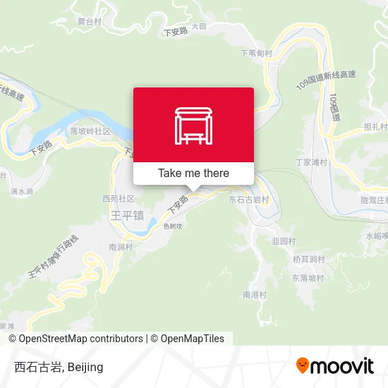 西石古岩 map