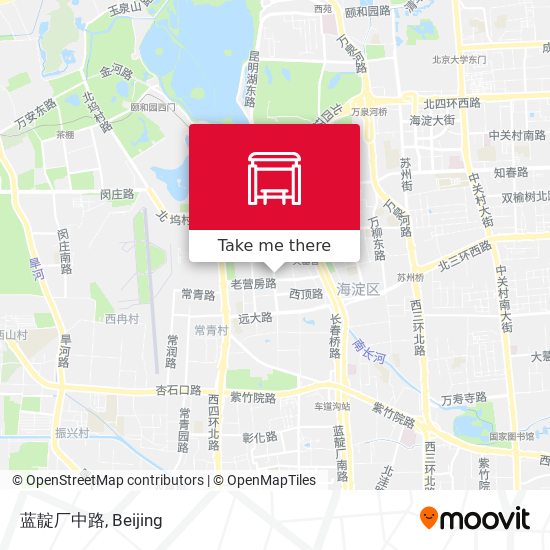 蓝靛厂中路 map