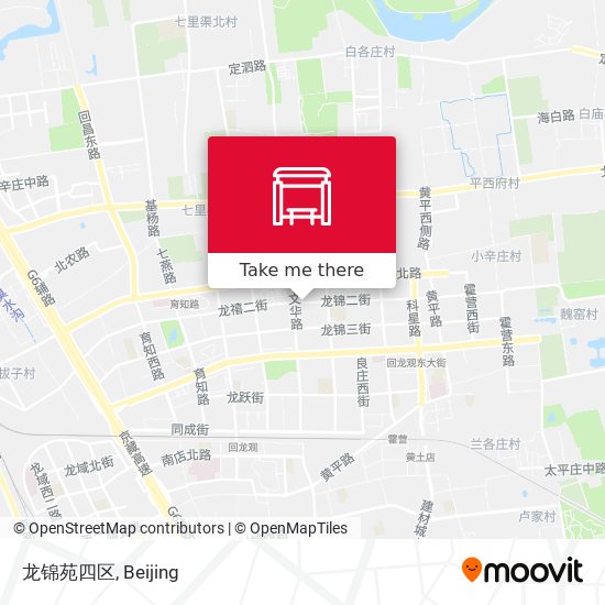龙锦苑四区 map