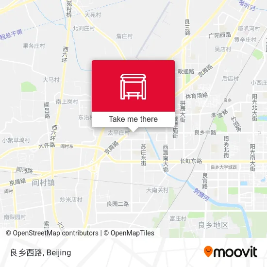 良乡西路 map