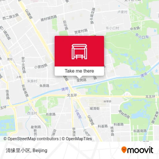清缘里小区 map
