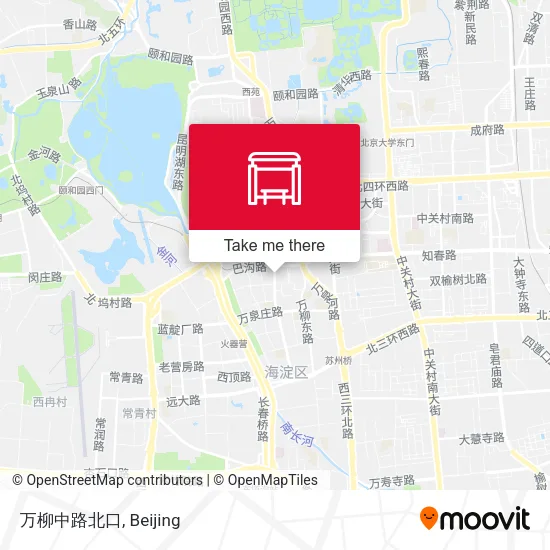 万柳中路北口 map