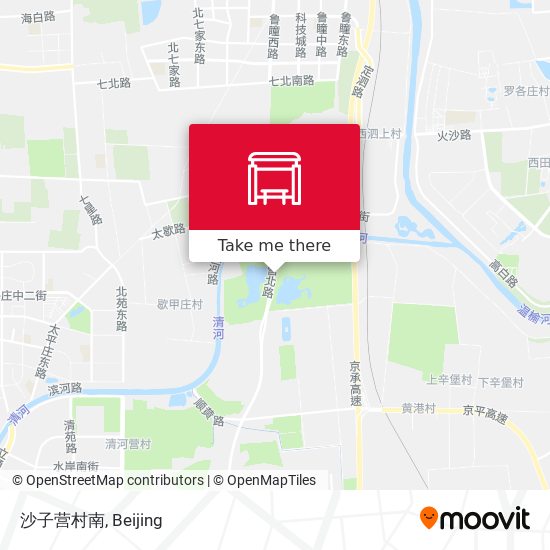 沙子营村南 map