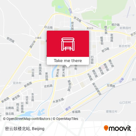 密云鼓楼北站 map