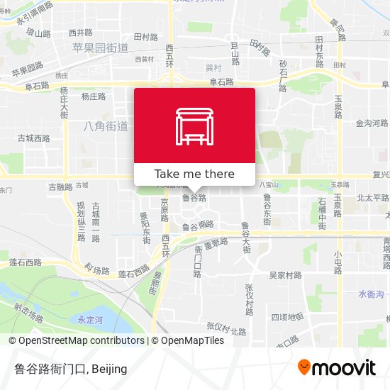 鲁谷路衙门口 map