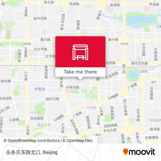 岳各庄东路北口 map