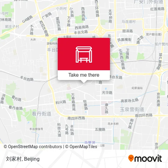 刘家村 map