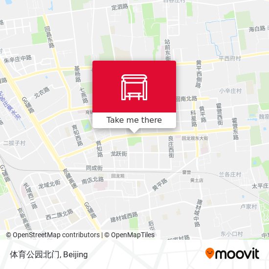 体育公园北门 map