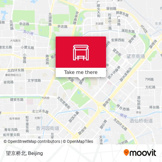 望京桥北 map