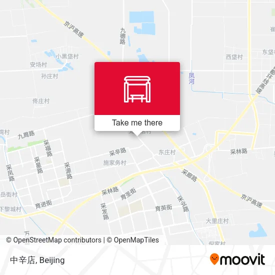 中辛店 map