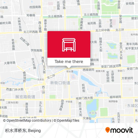 积水潭桥东 map