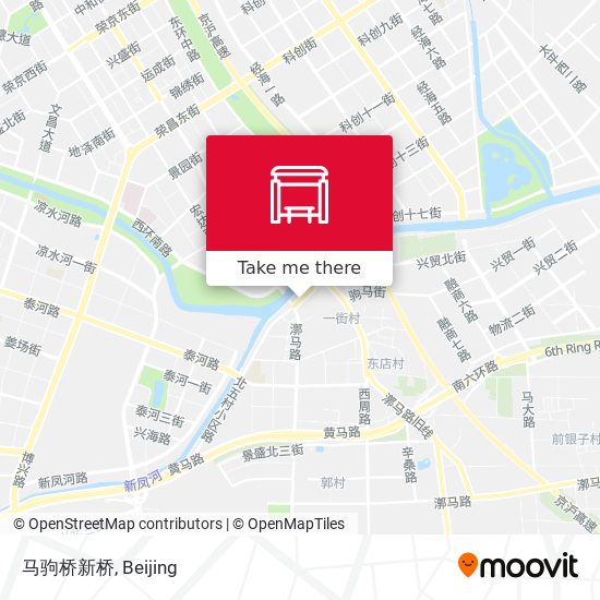 马驹桥新桥 map