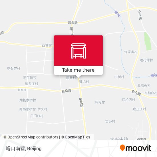 峪口南营 map