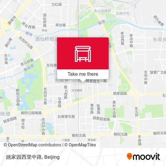 姚家园西里中路 map