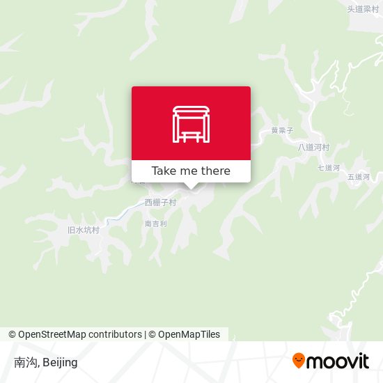 南沟 map