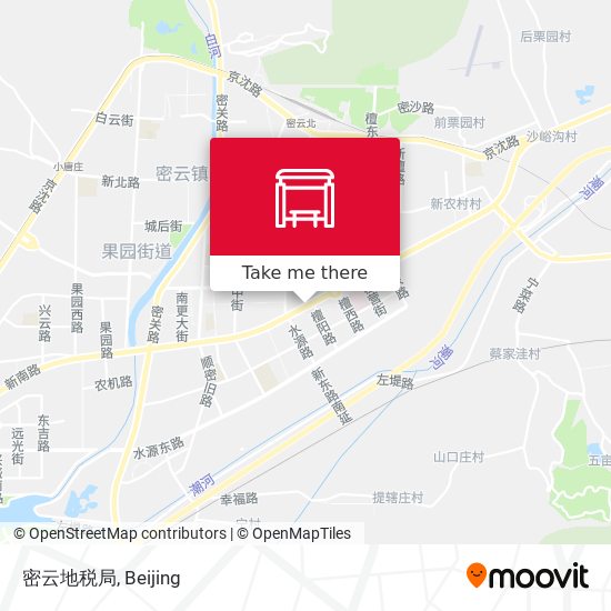 密云地税局 map
