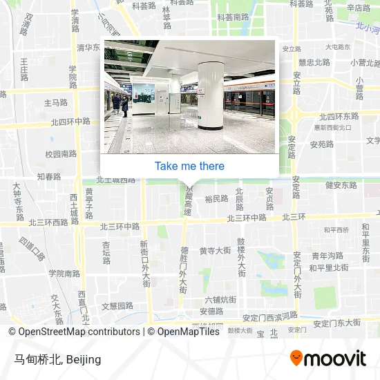 马甸桥北 map