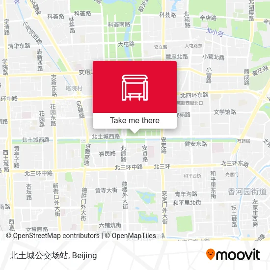 北土城公交场站 map