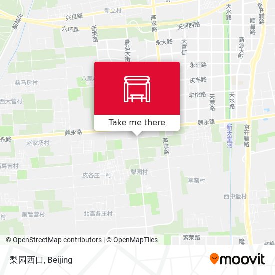 梨园西口 map