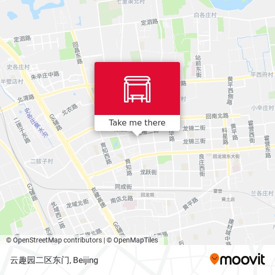 云趣园二区东门 map