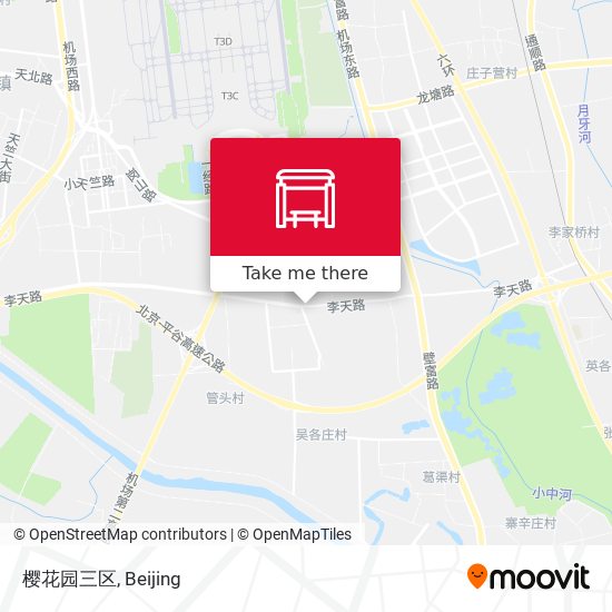 樱花园三区 map