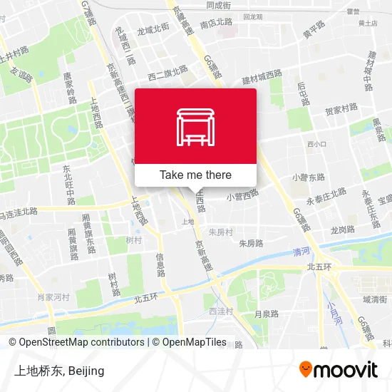 上地桥东 map