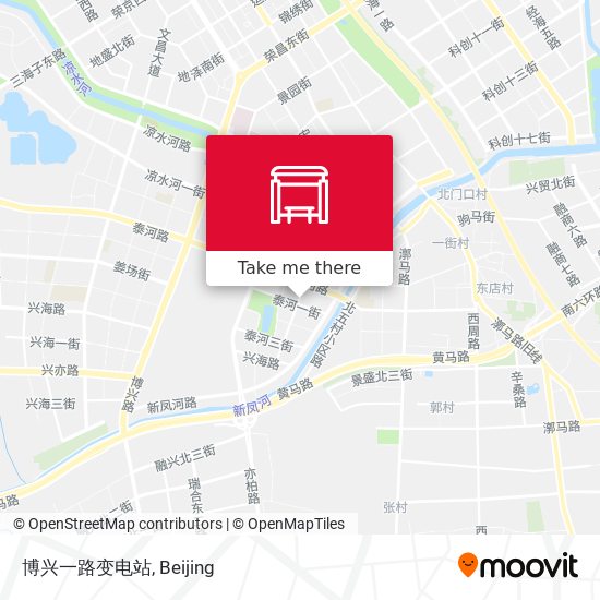 博兴一路变电站 map