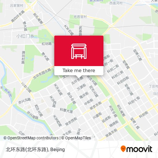 北环东路 map
