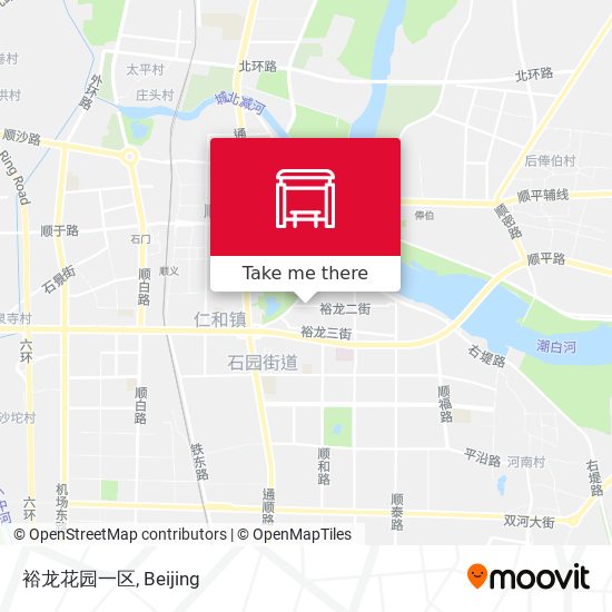 裕龙花园一区 map