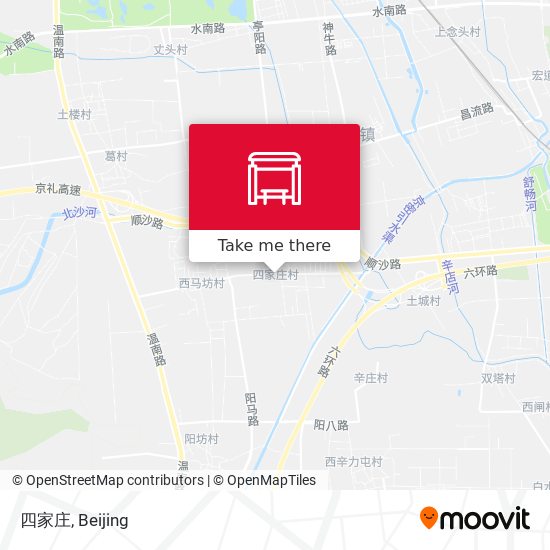 四家庄 map
