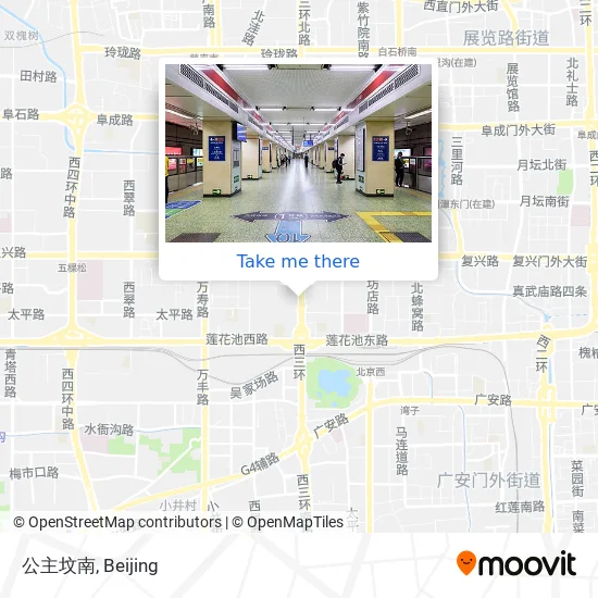 公主坟南 map