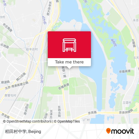 稻田村中学 map