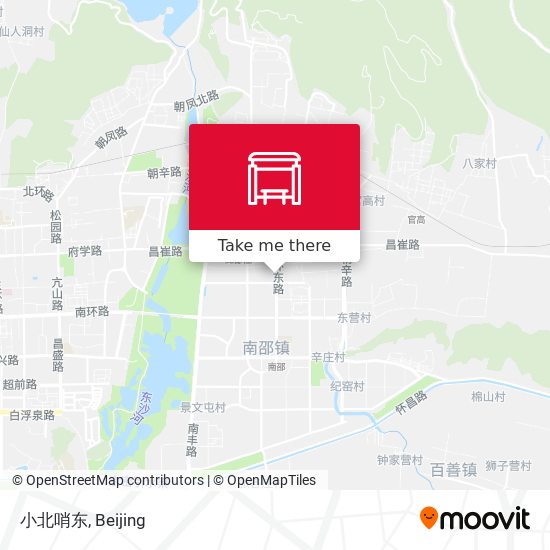 小北哨东 map
