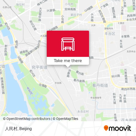 人民村 map