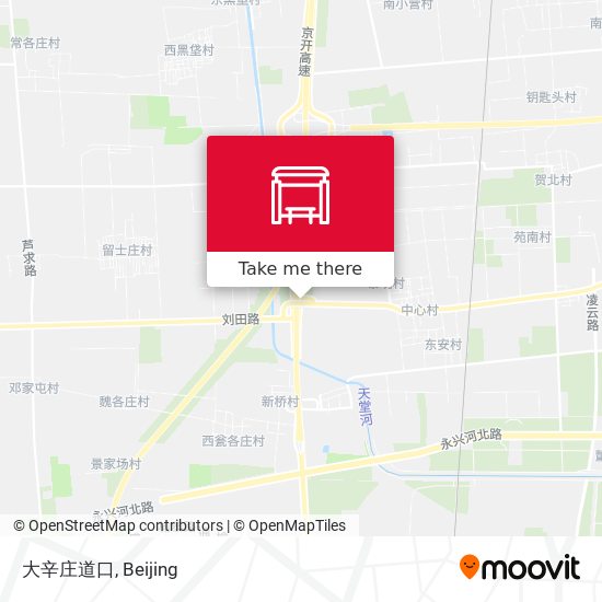 大辛庄道口 map