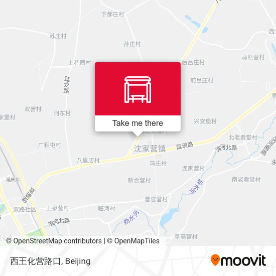 西王化营路口 map