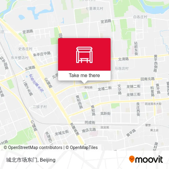城北市场东门 map