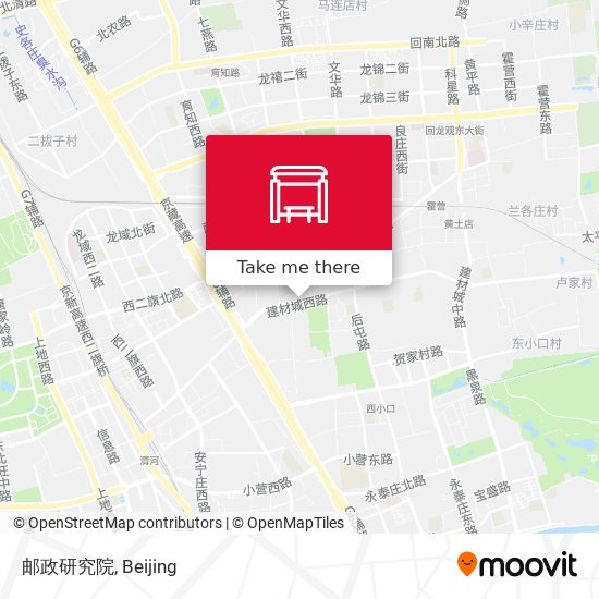 邮政研究院 map